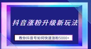 抖音涨粉升级新玩法，教你抖音号如何快速涨粉5000+【揭秘】-优优云创网