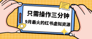 (7191期)一单50-288,一天8单收益500+小红书虚拟资源变现,视频课程+实操课+…-优优云创网