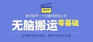 揭秘最新爆火无脑搬运故事桥段撸金项目，零基础可月入上万【全套详细玩法教程】-优优云创网