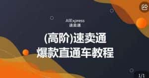 高阶速卖通直通车视频教程，教你正确解锁直通车，拒绝无效烧钱-优优云创网