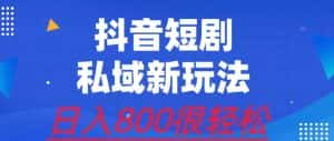 外面收费3680的短剧私域玩法,有手机即可操作,一单变现9.9-99,日入800很轻松【揭秘】-优优云创网