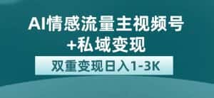 (7298期)最新AI情感流量主掘金+私域变现,日入1K,平台巨大流量扶持-优优云创网