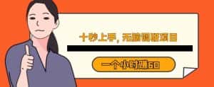 十秒钟上手，一个小时60元暴利无脑调研项目【揭秘】-优优云创网