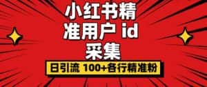 小白都会用的小红书精准用户id采集器日引流精准粉可达到100+(软件+教程)-优优云创网