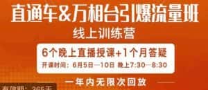 直通车&万相台引爆流量班,6天打通你开直通车·万相台的任督二脉-优优云创网