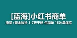 (7388期)2023蓝海项目【小红书商单】流量+现金扶持,快速千粉,长期稳定,最强蓝海-优优云创网
