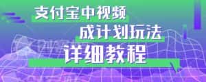 避坑玩法:支付宝中视频分成计划玩法实操详解【揭秘】-优优云创网