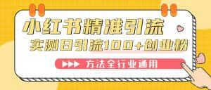 （7409期）小红书精准引流创业粉，微信每天被动100+好友-优优云创网