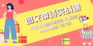 (7496期)图文带货实战课:无需出镜图文带货2023新风口,快速出爆款(33节)-优优云创网