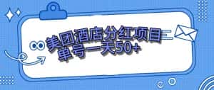 (7515期)美团酒店分红项目,单号一天50+-优优云创网