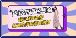 (7563期)达芬奇-调色思维,商业项目实操,打通软件和调色思维(37节课)-优优云创网