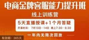 电商金牌客服能力提升班，提升客服能力是你店铺业绩的关键要素-优优云创网