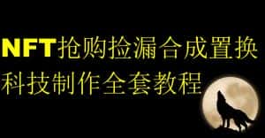NFT抢购捡漏合成置换科技制作全套教程-优优云创网