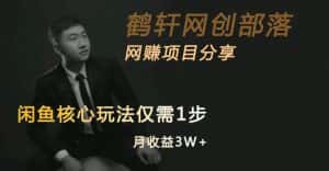 闲鱼核心玩法不卖货也能1年变现20W,玩法简单-优优云创网