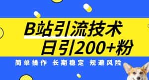 B站引流技术：每天引流200精准粉，简单操作，长期稳定，规避风险-优优云创网