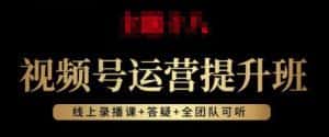 视频号运营提升班:视频号起号逻辑,视频号选品技巧及带货-优优云创网