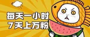 暴力涨粉项目:每天一小时,七天上万粉【揭秘】-优优云创网