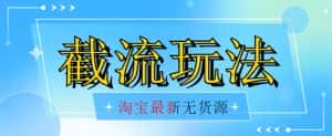 首发价值2980最新淘宝无货源不开车自然流超低成本截流玩法日入300+【揭秘】-优优云创网