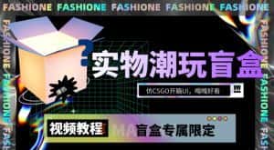 实物盲盒抽奖平台源码，带视频搭建教程【仿CSGO开箱UI】-优优云创网