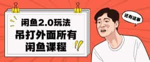 闲鱼2.0玩法单号每天日入2000，吊打市面所有课程-优优云创网