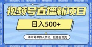 视频号直播新项目,通过简单的人货场,狂撸自然流,日入500+【260G资料】-优优云创网