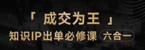 抖音知识IP直播登顶营(六合一),三倍流量提升秘诀,七步卖课实操演示,内容爆款必修指南-优优云创网