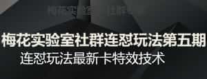 梅花实验室社群连怼玩法第五期，视频号连怼玩法最新卡特效技术-优优云创网