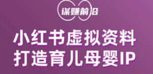 小红书虚拟资料项目，打造育儿母婴IP，多种变现方式-优优云创网