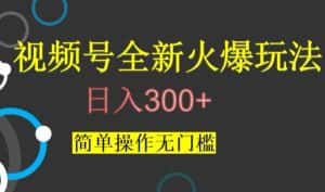 视频号最新爆火玩法,日入300+,简单操作无门槛【揭秘】-优优云创网