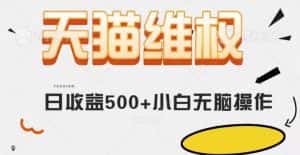 天猫维权，日收益500+小白简单无脑操作每天动动手就可以【仅揭秘】-优优云创网