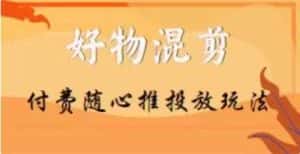 【万三】好物混剪付费随心推投放玩法,随心投放小课抖音教程-优优云创网