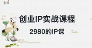 外边卖2980的创业IP课程,做私域月入5w+-优优云创网