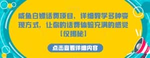 咸鱼白嫖话费项目,详细教学多种变现方式,让你的话费体验充满的感觉【仅揭秘】-优优云创网