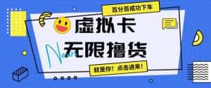 虚拟卡无限撸货，百分百成功下车【仅揭秘】-优优云创网