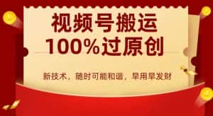 外边收费599创作者分成计划,视频号搬运100%过原创,新技术,适合零基础小白,月入两万+-优优云创网
