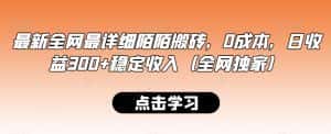 最新全网最详细陌陌搬砖,0成本,日收益300+稳定收入(全网独家)-优优云创网