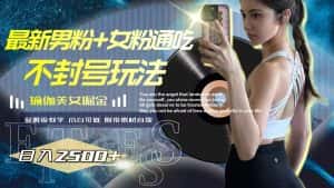 (7895期)最新男粉+女粉通吃不封号玩法瑜伽美女掘金,日入2500+-优优云创网