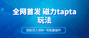 （8166期）全网首发磁力toptop玩法 轻松日入300+-优优云创网