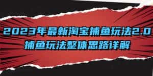 (8198期)2023年最新淘宝捕鱼玩法2.0,捕鱼玩法整体思路详解-优优云创网