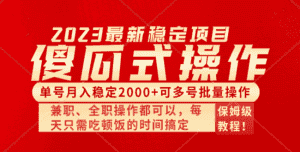 （8297期）傻瓜式无脑项目 单号月入稳定2000+ 可多号批量操作 多多视频搬砖全新玩法-优优云创网