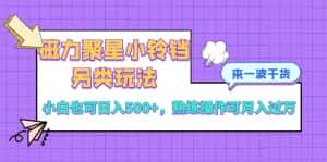 （8323期）磁力聚星小铃铛另类玩法，小白也可日入500+，熟练操作可月入过万-优优云创网