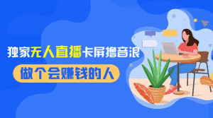 (8385期)2024独家无人直播卡屏撸音浪,12月新出教程,收益稳定,无需看守 日入1000+-优优云创网