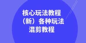(8448期)暴富·团队-核心玩法教程(新)各种玩法混剪教程(69节课)-优优云创网