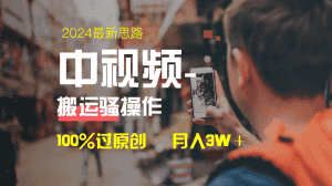 (8667期)中视频新思路,双重去重100%过原创,一键分发多平台变现,简单无脑,日…-优优云创网