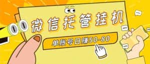 （8731期）微信托管挂机，单号日赚50-80，多号多撸，项目操作简单（附无限注册实名…-优优云创网