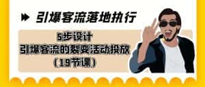 (8894期)引爆-客流落地执行,5步设计引爆客流的裂变活动投放(19节课)-优优云创网
