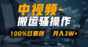 (8907期)无脑双重去重原创视频,100%中视频+视频号分成计划,一键多平台发布小白…-优优云创网