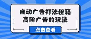 Alice自动广告打法秘籍，高阶广告的玩法-优优云创网