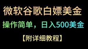 微软谷歌项目3.0，轻松日赚500+美金，操作简单，小白也可轻松入手！-优优云创网