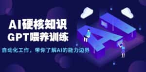 (9425期)AI硬核知识-GPT喂养训练,自动化工作,带你了解AI的能力边界(10节课)-优优云创网